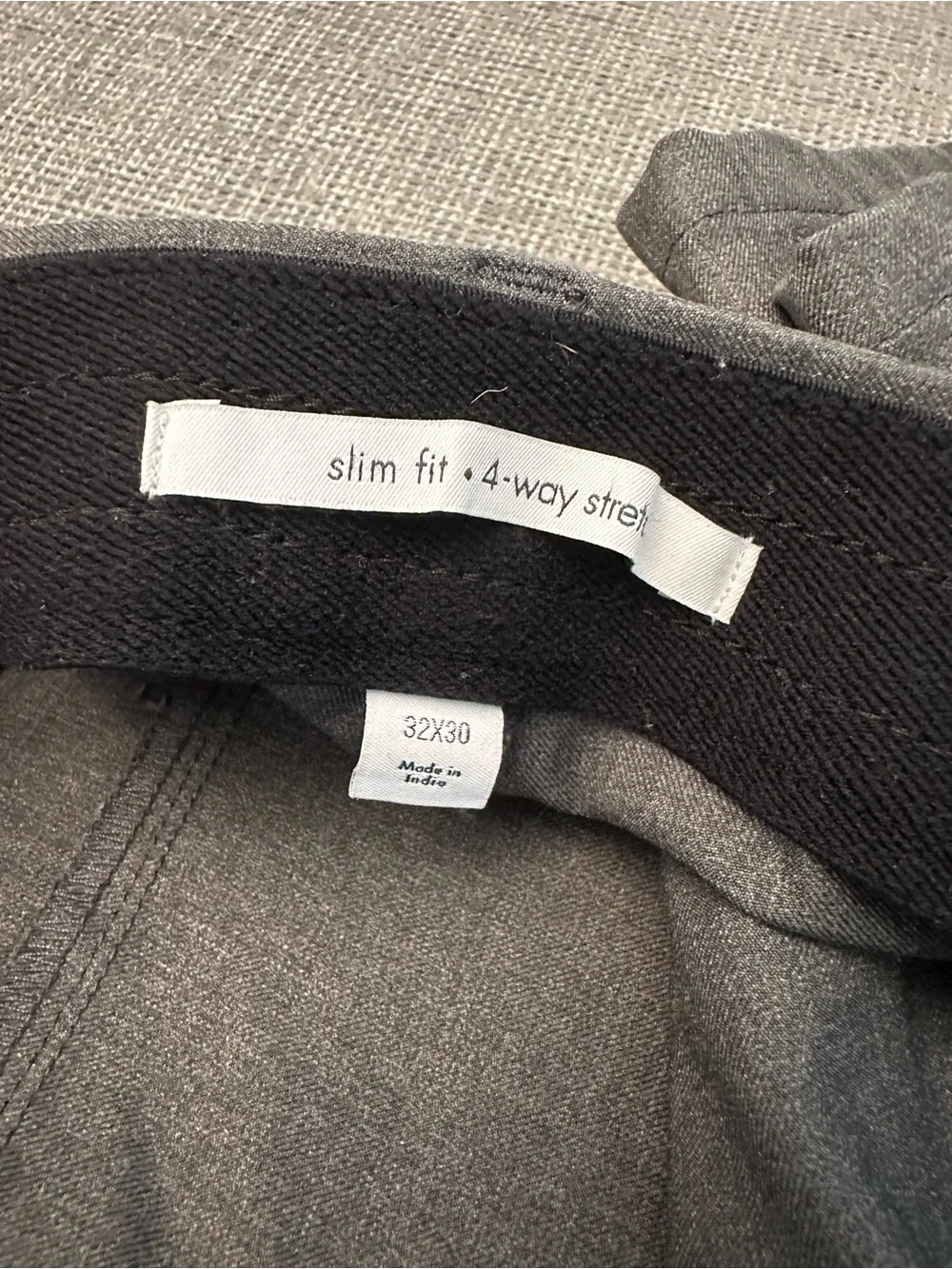 Calvin Klein Men's Slim Chinos 32/30 - Charcoal